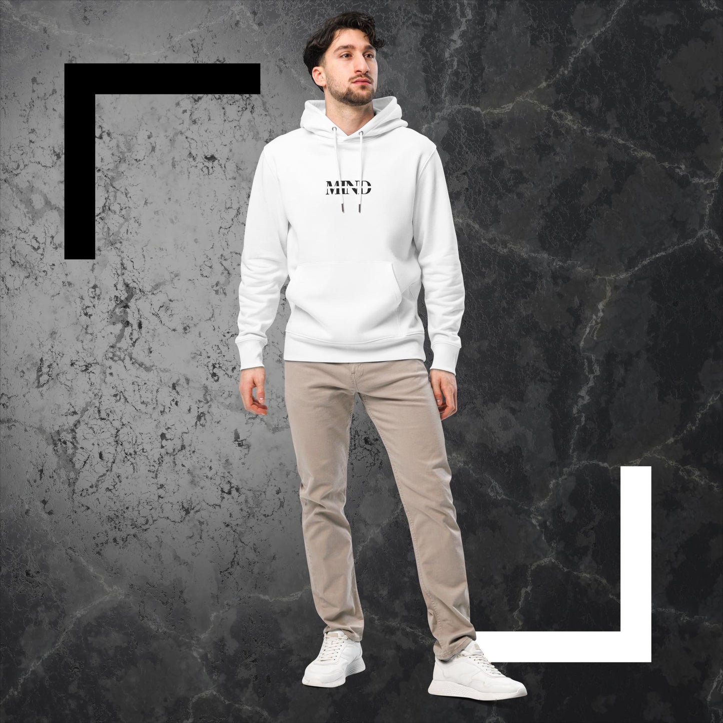 MIND hoodie Wit