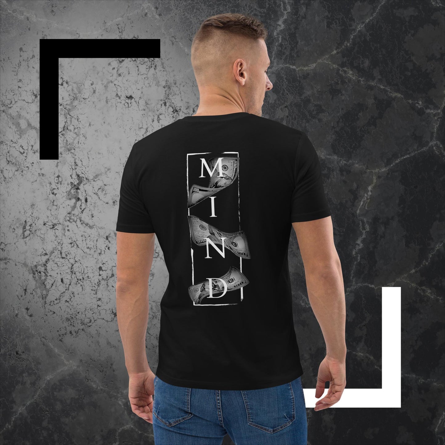 MIND T-shirt Zwart