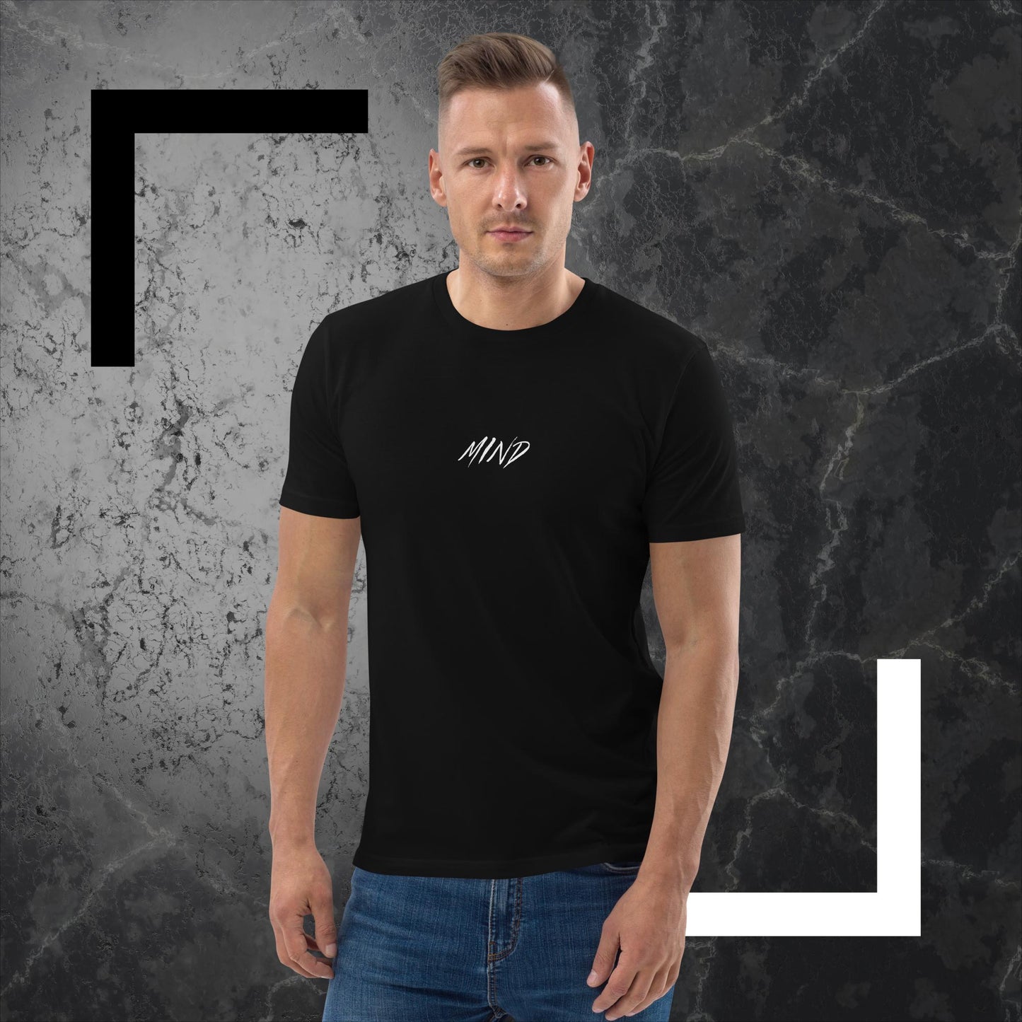 MIND T-shirt Zwart